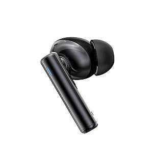 Recci REP-W77 Warrior TWS In-ear Bluetooth Handsfree Earphones with Charging Case Black