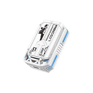 Recci REP-W51 Razor Earbud Bluetooth Handsfree Earphones with Charging Case White
