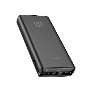 Veger T100 Power Bank 20000mAh 100W με Θύρα USB-A και 2 Θύρες USB-C Power Delivery Μαύρο