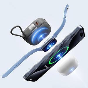 Veger W1185 - MagCore 3in1 - 10,000mAh PD Wireless Charging Powerbank for Apple iPhone, Watch & AirPods - Grey