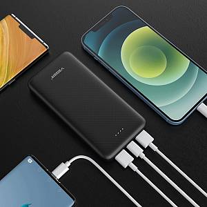 Veger L30 Power Bank 30000mAh 20W με 3 Θύρες USB-A και Θύρα USB-C Μαύρο