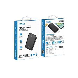 Veger L30 Power Bank 30000mAh 20W με 3 Θύρες USB-A και Θύρα USB-C Μαύρο