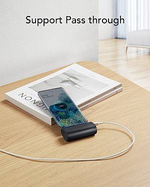 Veger W0556 Power Bank 5000mAh 20W με Θύρα USB-C Power Delivery Μαύρο