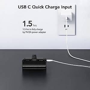 Veger W0558P Power Bank 5000mAh 20W με Θύρα USB-Lightning Fast Charging Μαύρο