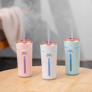 Υγραντήρας UltraSonic Aromatherapy 270 ml σε 3 χρώματα 15X6cm