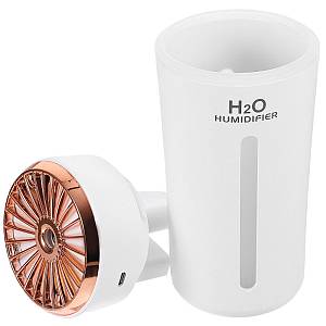 Υγραντήρας UltraSonic Aromatherapy 270 ml σε 3 χρώματα 15X6cm