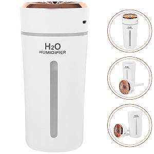 Υγραντήρας UltraSonic Aromatherapy 270 ml σε 3 χρώματα 15X6cm