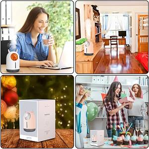 Υγραντήρας Ελαφάκι Ultrasonic που ατμίζει. Φωτιζόμενο. Μεγάλο δοχείο 600ml. Aromatherapy