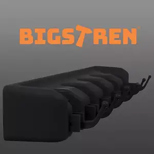 Bigstren κρεμάστρα εργαλείων με 5 αυτόματες λαβές, 6 κρεμάστρες 40,5 x 11,5 x 6 cm