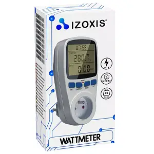 Ψηφιακός Μετρητής Κατανάλωσης Ρεύματος Izoxis – Wattmeter (Βατόμετρο). Ποιοτικός, ανθεκτικός, εύχρηστος