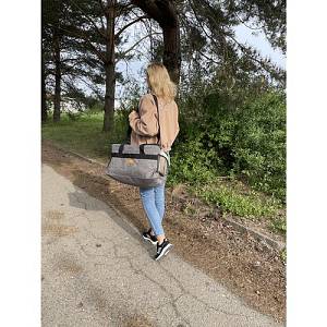 XLarge Θερμική Τσάντα Trizand Παραλίας & Πικνίκ 40L. Ύφασμα Oxford. 47 x 28.5 x 30 cm