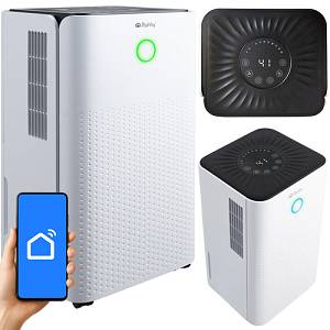 Smart Αφυγραντήρας Ruhhy 12L/24h έως 30τμ με WiFi, χρονοδιακόπτη, υγροστάτη. Έλεγχος από κινητό. Δοχείο 2L