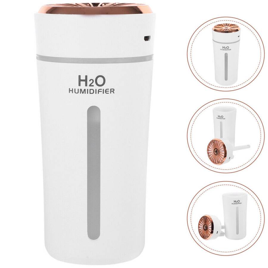 Υγραντήρας UltraSonic Aromatherapy 270 ml σε 3 χρώματα 15X6cm