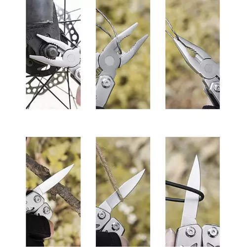 Πολυεργαλείο Trizand Multitool 13 σε 1 με Σετ 11 Μύτες & Θήκη. Ιδανικό για Εξωτερικές Δραστηριότητες & Καθημερινή Χρήση 15 x 16 x 2 cm