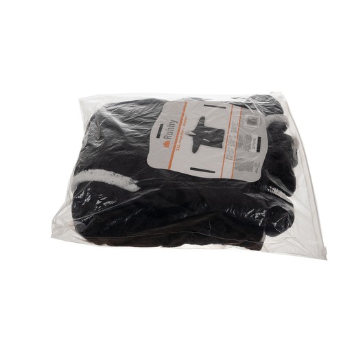 Φούτερ - κουβέρτα XXL. Χουχουλιάρικο Fleece μαύρο Ruhhy 85 x 75 εκ.