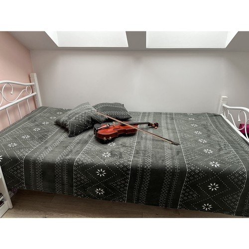 Σετ Κουβέρτα 160x200cm & Μαξιλαροθήκες 40x40 cm Ruhhy Gray. Ζεστασιά & Ατμόσφαιρα στο Χειμωνιάτικο Σαλόνι