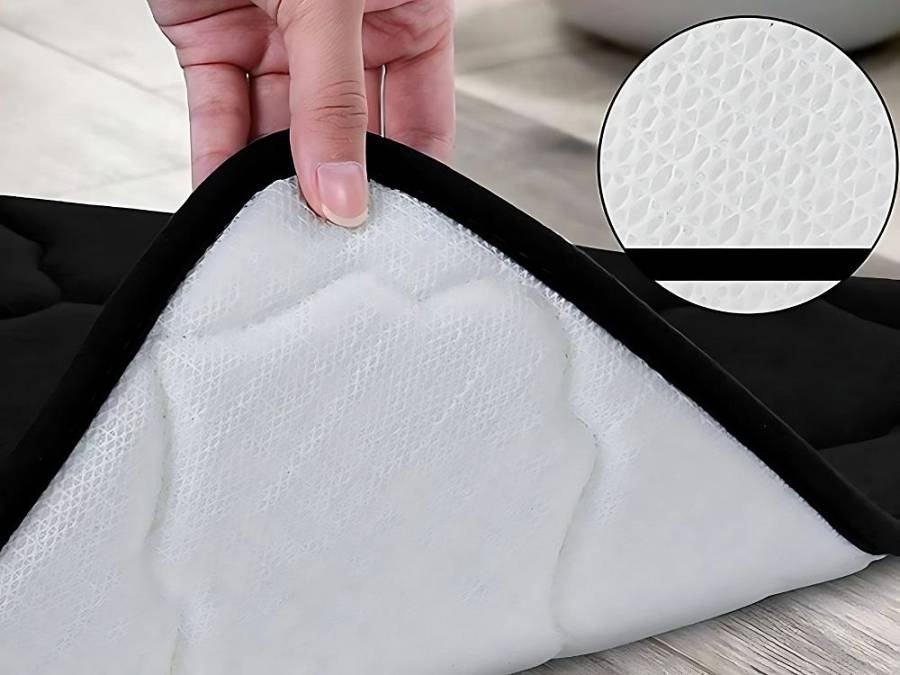 Χαλάκι Μπάνιου Memory Foam 50x40cm. Άψογη Προσαρμογή Πέλματος. Αντιολισθητικό. Απορροφητικό. Μαλακό
