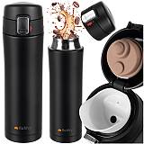 Θερμός Ποτήρι 440ml Ruhhy. 24cm ύψος. Αδιάβροχο & Κομψό για Καφέ, Τσάι και Ροφήματα